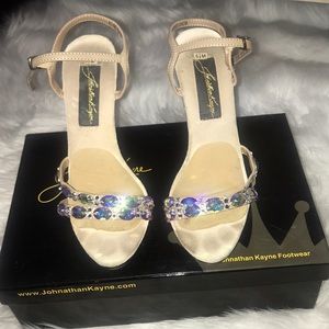Rhinestone pageant heels